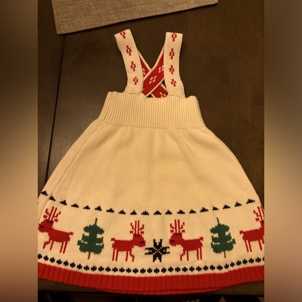 Hanna Andersson deer deer sweater dress